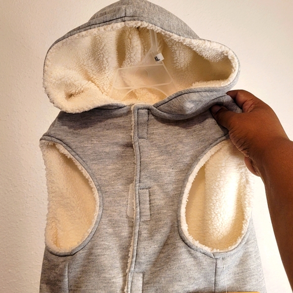 NEW Kensington Kennel Club Pet Faux Fur Coat Apparel Sz XL FIT UP TO 55 LBS Grey - Picture 3 of 14